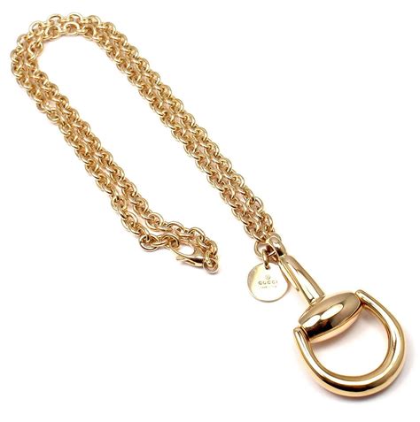 gucci porta gioielli|gucci horsebit necklace.